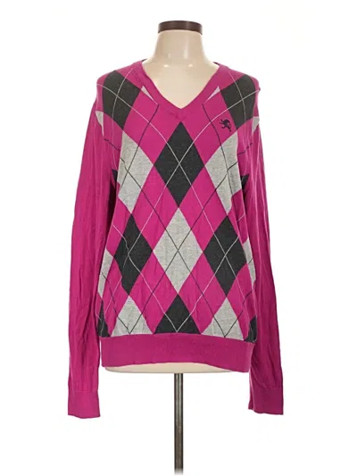 Pre-owned Express Pullover Sweater In Pink