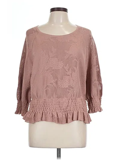 Pre-owned Express Pullover Sweater In Pink