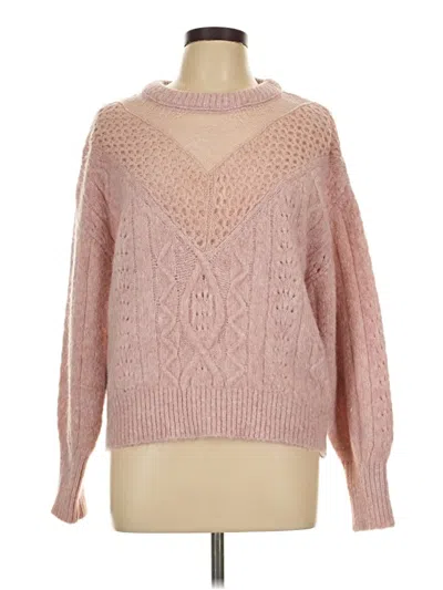 Pre-owned Express Pullover Sweater In Pink
