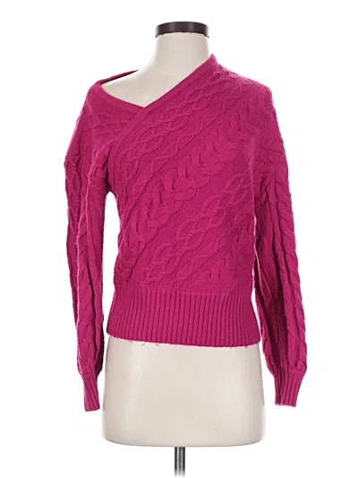 Pre-owned Express Pullover Sweater In Pink
