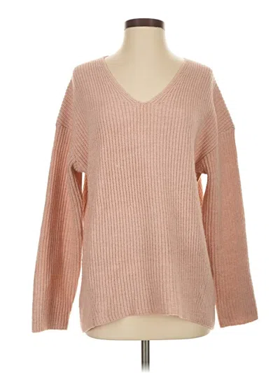 Pre-owned Express Pullover Sweater In Pink