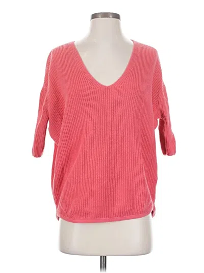 Pre-owned Express Pullover Sweater In Pink