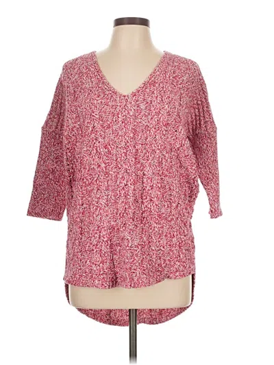 Pre-owned Express Pullover Sweater In Pink
