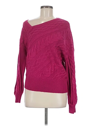 Pre-owned Express Pullover Sweater In Pink