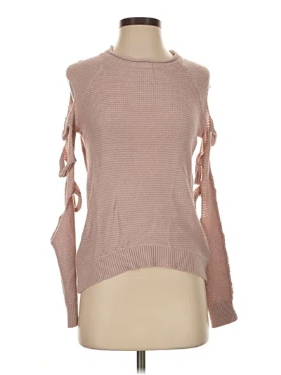Pre-owned Express Pullover Sweater In Pink