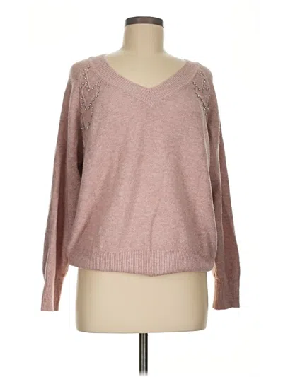 Pre-owned Express Pullover Sweater In Pink