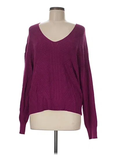 Express Pullover Sweater In Pink