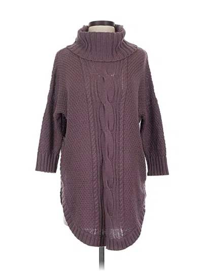 Pre-owned Express Pullover Sweater In Purple