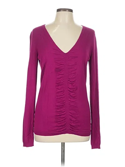 Pre-owned Express Pullover Sweater In Purple