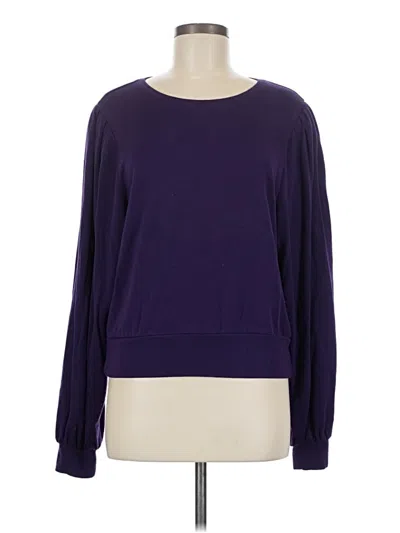Pre-owned Express Pullover Sweater In Purple