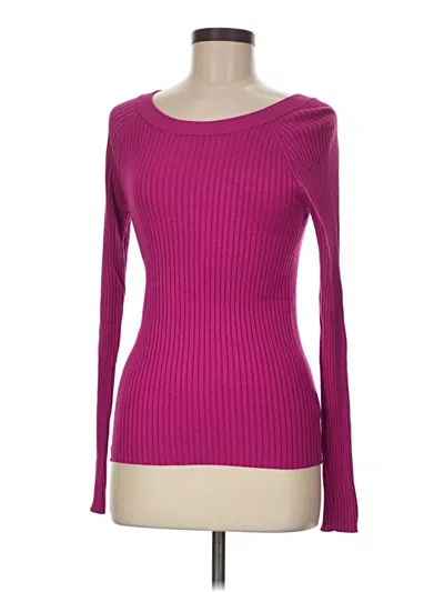 Pre-owned Express Pullover Sweater In Purple