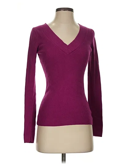 Pre-owned Express Pullover Sweater In Purple