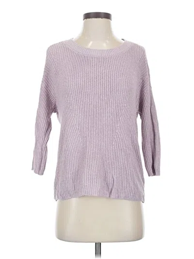Pre-owned Express Pullover Sweater In Purple