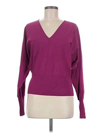 Pre-owned Express Pullover Sweater In Purple