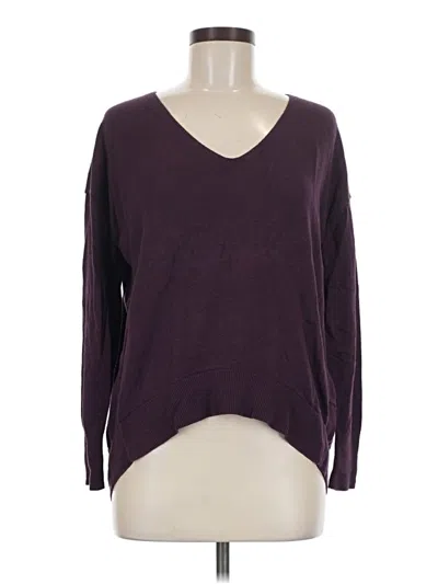 Pre-owned Express Pullover Sweater In Purple