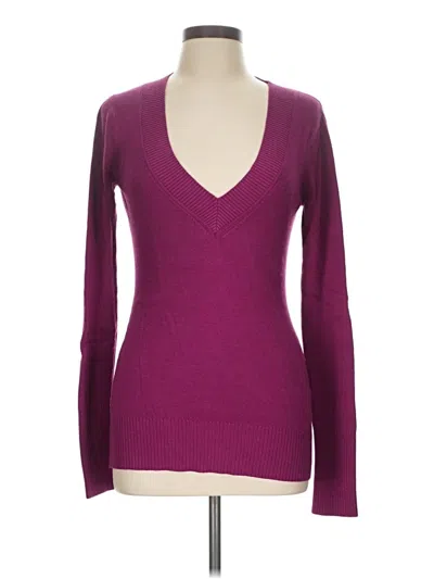 Pre-owned Express Pullover Sweater In Purple