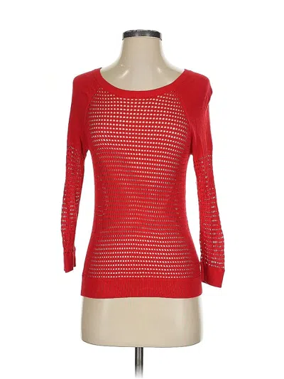 Pre-owned Express Pullover Sweater In Red