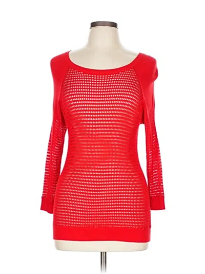 Pre-owned Express Pullover Sweater In Red