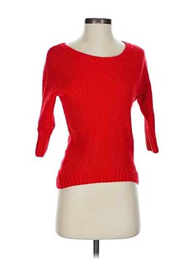 Pre-owned Express Pullover Sweater In Red