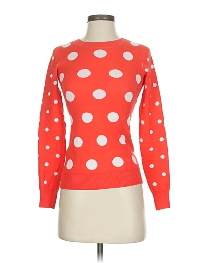 Pre-owned Express Pullover Sweater In Red