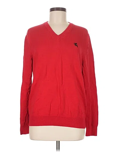 Pre-owned Express Pullover Sweater In Red