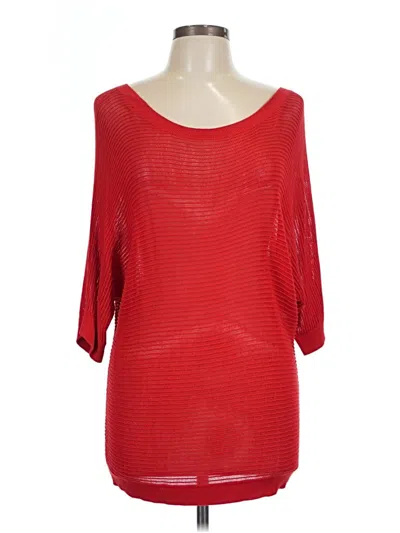 Pre-owned Express Pullover Sweater In Red