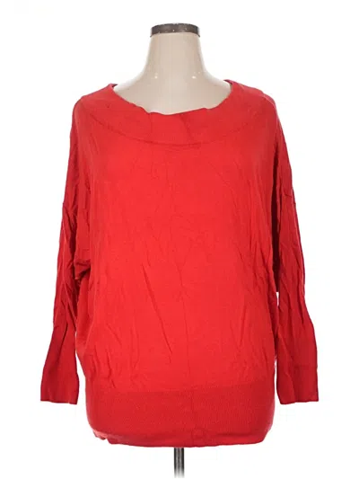 Pre-owned Express Pullover Sweater In Red