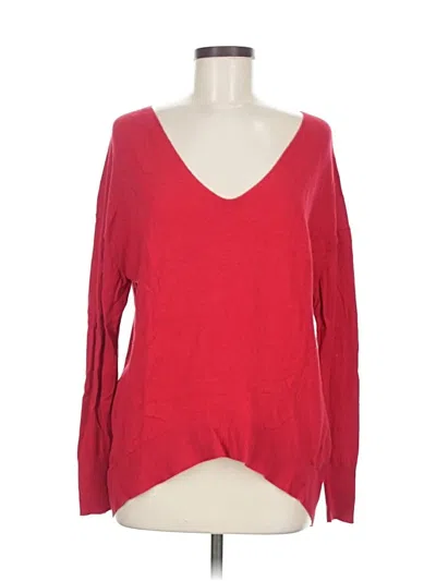 Pre-owned Express Pullover Sweater In Red