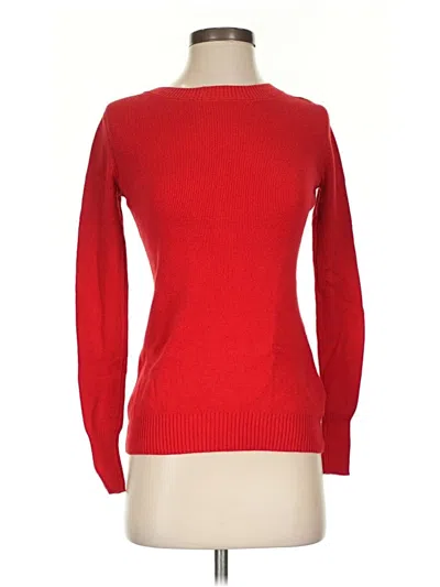 Pre-owned Express Pullover Sweater In Red