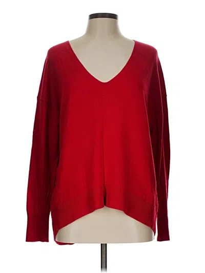 Pre-owned Express Pullover Sweater In Red