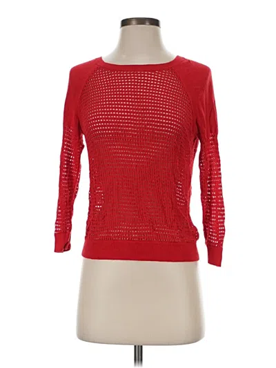 Pre-owned Express Pullover Sweater In Red