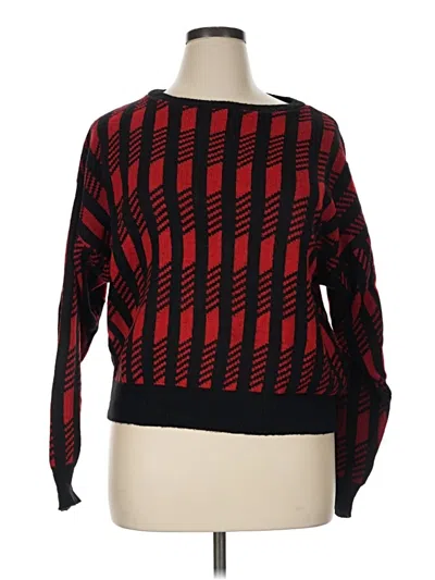 Pre-owned Express Pullover Sweater In Red