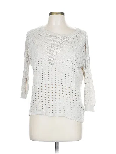Pre-owned Express Pullover Sweater In Silver