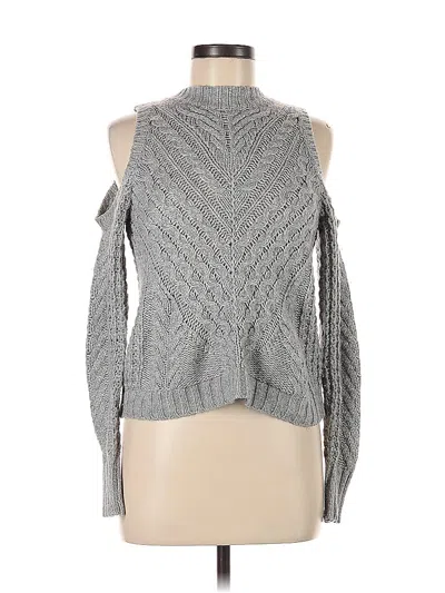 Pre-owned Express Pullover Sweater In Silver