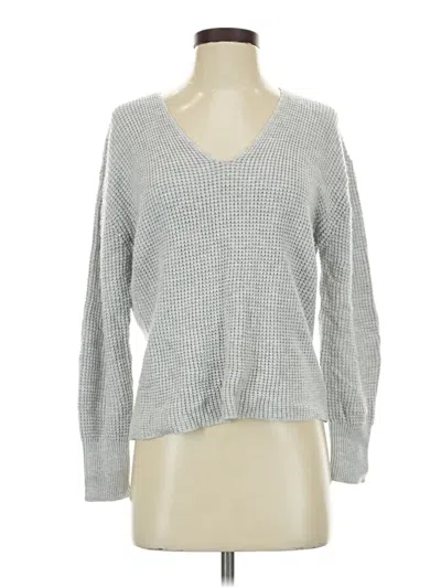 Pre-owned Express Pullover Sweater In Silver