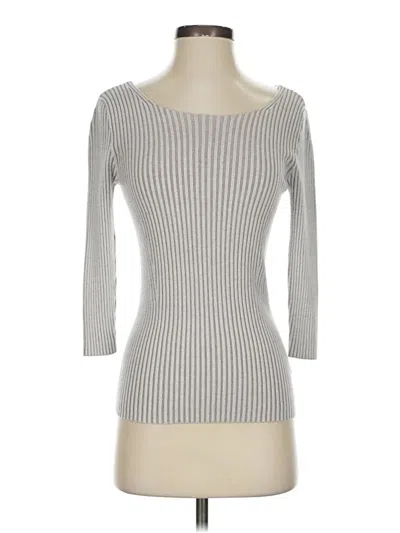 Pre-owned Express Pullover Sweater In Silver