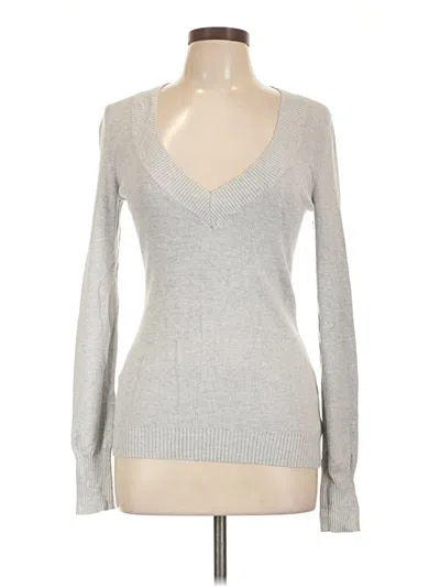 Pre-owned Express Pullover Sweater In Silver