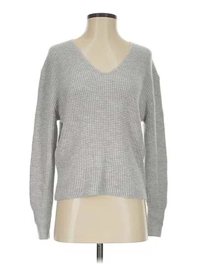 Pre-owned Express Pullover Sweater In Silver