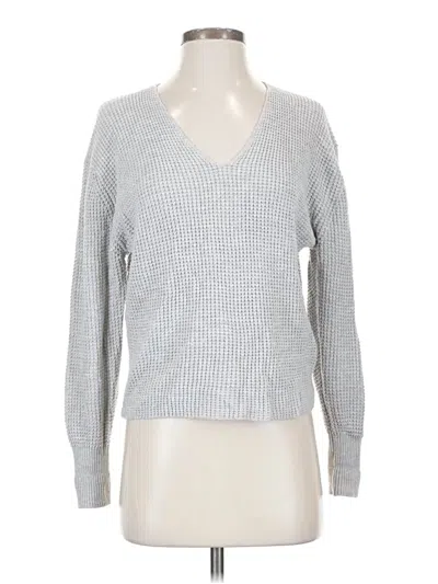Pre-owned Express Pullover Sweater In Silver