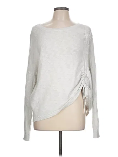 Pre-owned Express Pullover Sweater In Silver
