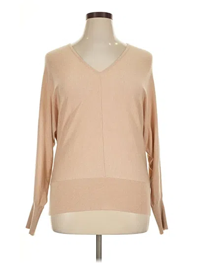 Pre-owned Express Pullover Sweater In Tan