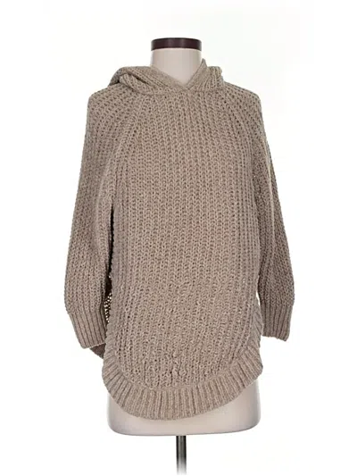 Pre-owned Express Pullover Sweater In Tan