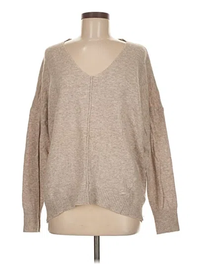 Pre-owned Express Pullover Sweater In Tan