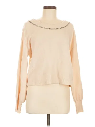 Pre-owned Express Pullover Sweater In Tan