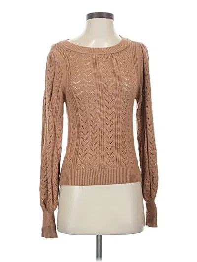 Pre-owned Express Pullover Sweater In Tan