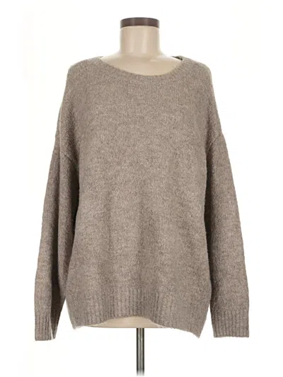 Pre-owned Express Pullover Sweater In Tan