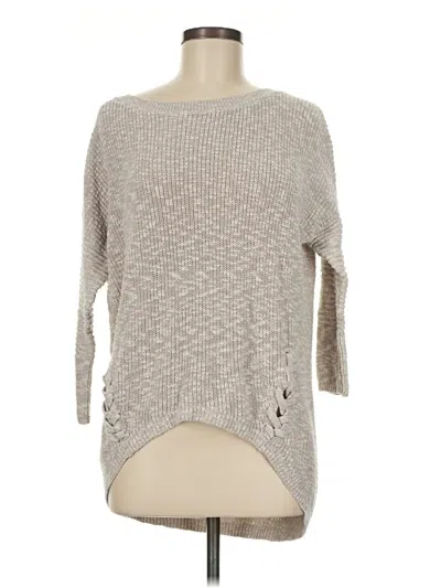 Pre-owned Express Pullover Sweater In Tan