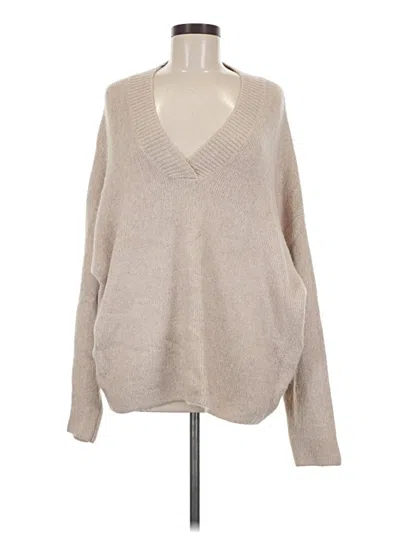 Pre-owned Express Pullover Sweater In Tan