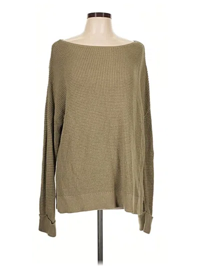 Pre-owned Express Pullover Sweater In Tan