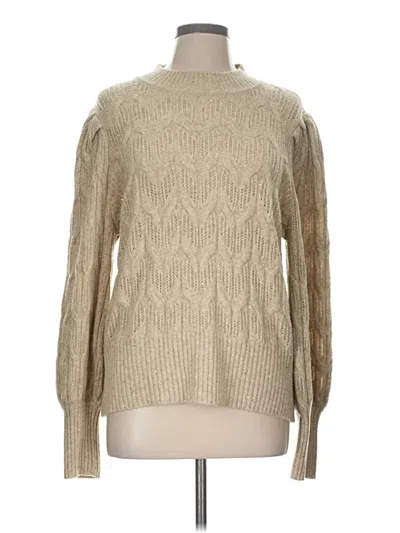 Pre-owned Express Pullover Sweater In Tan